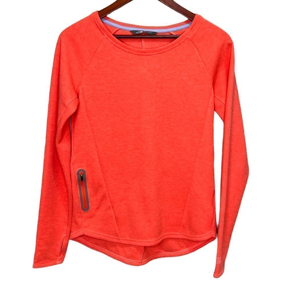 The North Face Orange Long Sleeve Shirt Size S